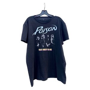 John Varvatos Poisen Regular Fit Black Distressed Graphic T-Shirt